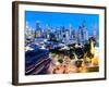 The Buddha Tooth Relic Temple and Central Business District (Cbd), Chinatown, Singapore-Matthew Williams-Ellis-Framed Photographic Print