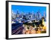 The Buddha Tooth Relic Temple and Central Business District (Cbd), Chinatown, Singapore-Matthew Williams-Ellis-Framed Photographic Print
