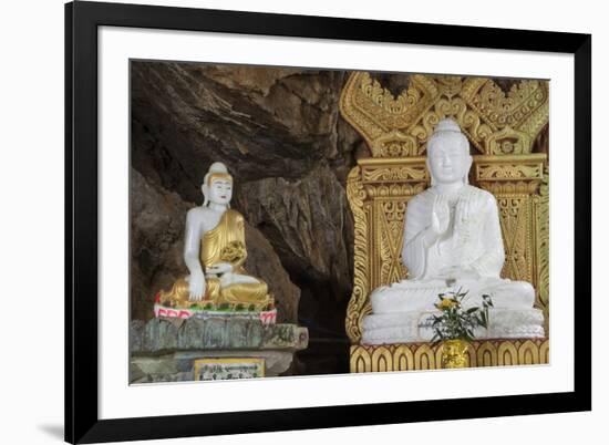 The Buddhist Pilgrimage Site of Peik Chin Myaung Cave (Maha Nan Damu Sacred Buddha Cave)-Stephen Studd-Framed Photographic Print