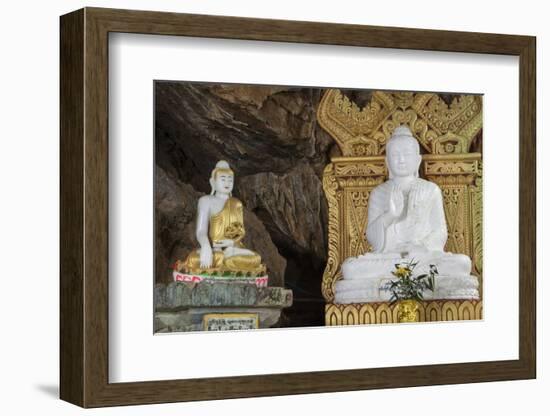 The Buddhist Pilgrimage Site of Peik Chin Myaung Cave (Maha Nan Damu Sacred Buddha Cave)-Stephen Studd-Framed Photographic Print
