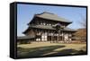 The Buddhist Temple of Todai-Ji, Nara, Kansai, Japan-Stuart Black-Framed Stretched Canvas