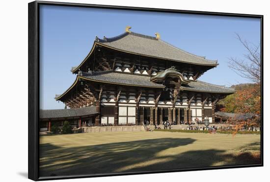 The Buddhist Temple of Todai-Ji, Nara, Kansai, Japan-Stuart Black-Framed Photographic Print