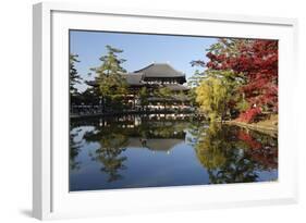 The Buddhist Temple of Topdai-Ji, Nara, Kansai, Japan-Stuart Black-Framed Photographic Print
