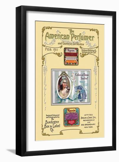 The Buedingen Box and Label Co.-null-Framed Art Print