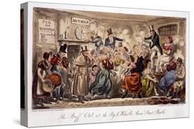The Buff Club at the Pig and Whistle-Isaac Robert Cruikshank-Stretched Canvas