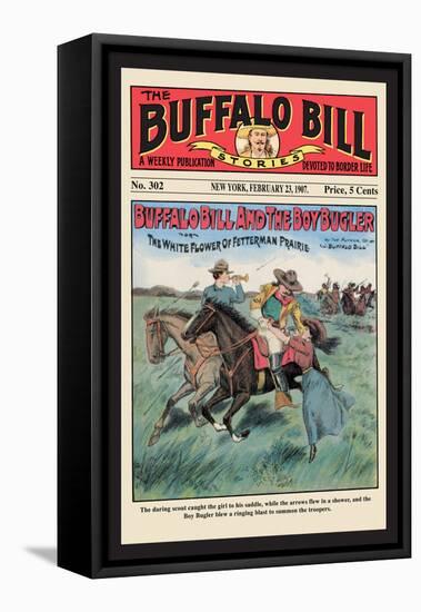 The Buffalo Bill Stories: Buffalo Bill and the Boy Bugler-null-Framed Stretched Canvas