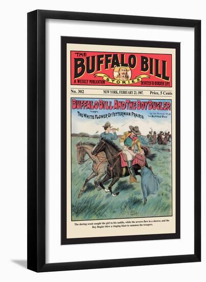 The Buffalo Bill Stories: Buffalo Bill and the Boy Bugler-null-Framed Art Print