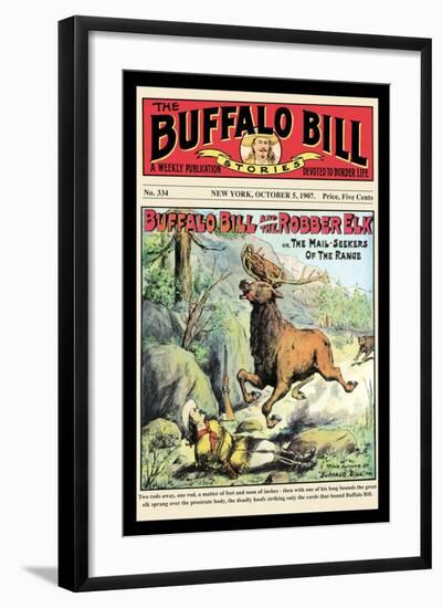 The Buffalo Bill Stories: Buffalo Bill and the Robber Elk-null-Framed Art Print