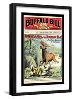 The Buffalo Bill Stories: Buffalo Bill and the Robber Elk-null-Framed Art Print