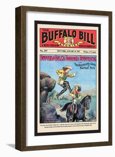 The Buffalo Bill Stories: Buffalo Bill's Border Ruffians-null-Framed Art Print