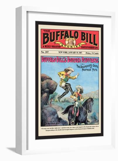 The Buffalo Bill Stories: Buffalo Bill's Border Ruffians-null-Framed Art Print