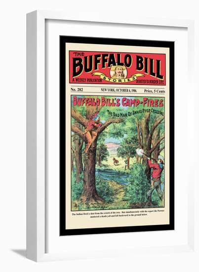 The Buffalo Bill Stories: Buffalo Bill's Camp Fires-null-Framed Art Print