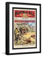 The Buffalo Bill Stories: Buffalo Bill's Daring Plunge-null-Framed Art Print