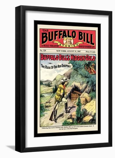 The Buffalo Bill Stories: Buffalo Bill's Hidden Gold-null-Framed Art Print