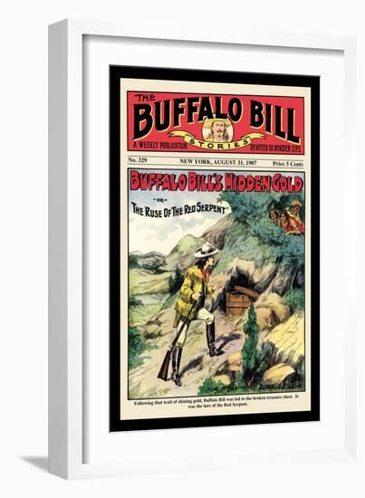 The Buffalo Bill Stories: Buffalo Bill's Hidden Gold-null-Framed Art Print