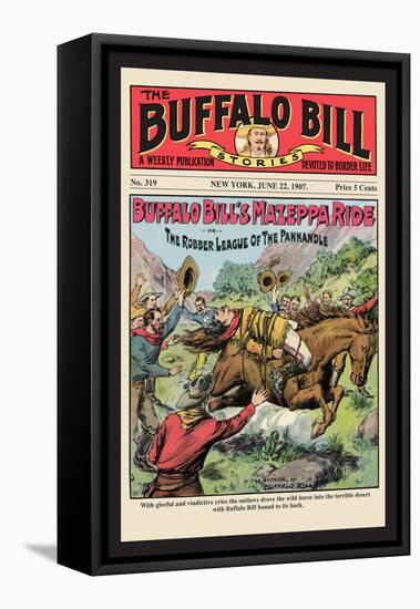 The Buffalo Bill Stories: Buffalo Bill's Mazeppa Ride-null-Framed Stretched Canvas