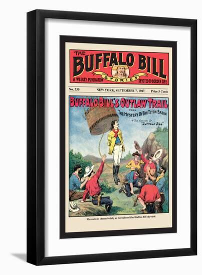 The Buffalo Bill Stories: Buffalo Bill's Outlaw Trail-null-Framed Art Print