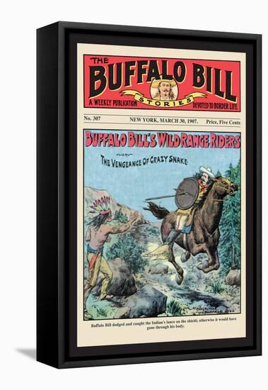 The Buffalo Bill Stories: Buffalo Bill's Wild Range Riders-null-Framed Stretched Canvas