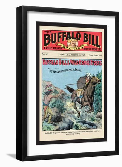 The Buffalo Bill Stories: Buffalo Bill's Wild Range Riders-null-Framed Art Print