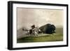 The Buffalo Chase 'singling Out', Pub. by Currier and Ives-George Catlin-Framed Giclee Print