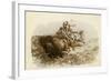 The Buffalo Hunt by C M Russell-Charles Marion Russell-Framed Giclee Print