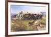 The Buffalo Hunt No. 39-Charles Marion Russell-Framed Premium Giclee Print