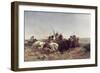 The Buffalo Hunt-Charles Ferdinand Wimar-Framed Giclee Print