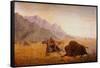 The Buffalo Hunter-Seth Eastman-Framed Stretched Canvas