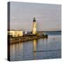 The Buffalo Main Lighthouse on the Buffalo River New York State-Joe Restuccia-Stretched Canvas