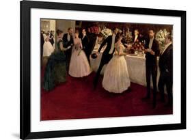 The Buffet, 1884-Jean Louis Forain-Framed Giclee Print