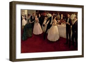 The Buffet, 1884-Jean Louis Forain-Framed Giclee Print