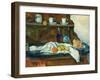 The Buffet-Paul Cézanne-Framed Giclee Print