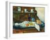 The Buffet-Paul Cézanne-Framed Giclee Print