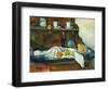 The Buffet-Paul Cézanne-Framed Giclee Print