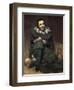 The Buffoon Calabacillas-Diego Velazquez-Framed Art Print