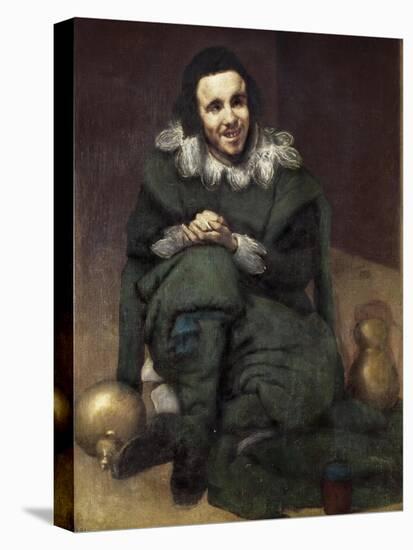 The Buffoon Calabacillas-Diego Velazquez-Stretched Canvas