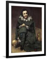 The Buffoon Calabacillas-Diego Velazquez-Framed Art Print