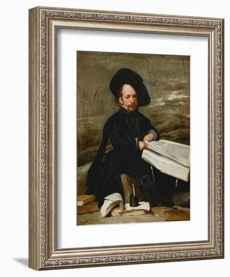 The Buffoon Diego De Acedo, the Cousin, Ca. 1644-Diego Velazquez-Framed Giclee Print