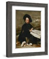 The Buffoon Diego De Acedo, the Cousin, Ca. 1644-Diego Velazquez-Framed Giclee Print