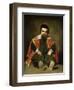 The Buffoon Sebastian De Morra, 1643-1649-Diego Velazquez-Framed Giclee Print