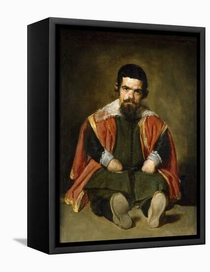 The Buffoon Sebastian De Morra, 1643-1649-Diego Velazquez-Framed Stretched Canvas