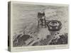 The Building of a New Lighthouse at Beachy Head-null-Stretched Canvas