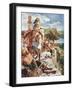 The Building of Hadrian's Wall, Begun in AD 122-null-Framed Art Print