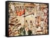 The Building of Mexico City, 16th Century-null-Framed Stretched Canvas