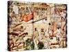 The Building of Mexico City, 16th Century-null-Stretched Canvas