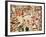 The Building of Mexico City, 16th Century-null-Framed Premium Giclee Print