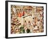 The Building of Mexico City, 16th Century-null-Framed Giclee Print