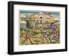 The Building of Noah's Ark, Published in the Nuremberg Chronicle, 1493-null-Framed Giclee Print