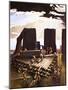 The Building of Stonehenge, an Imagined in 1978-Arthur Ranson-Mounted Giclee Print