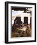 The Building of Stonehenge, an Imagined in 1978-Arthur Ranson-Framed Giclee Print